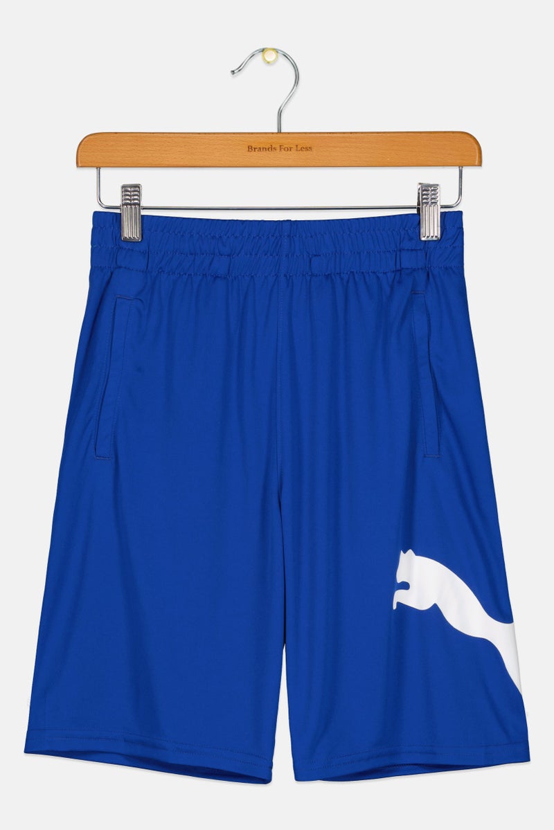 PUMA Kids Boy Sportswear Fit Training Shorts, Royal Blue - Image 2