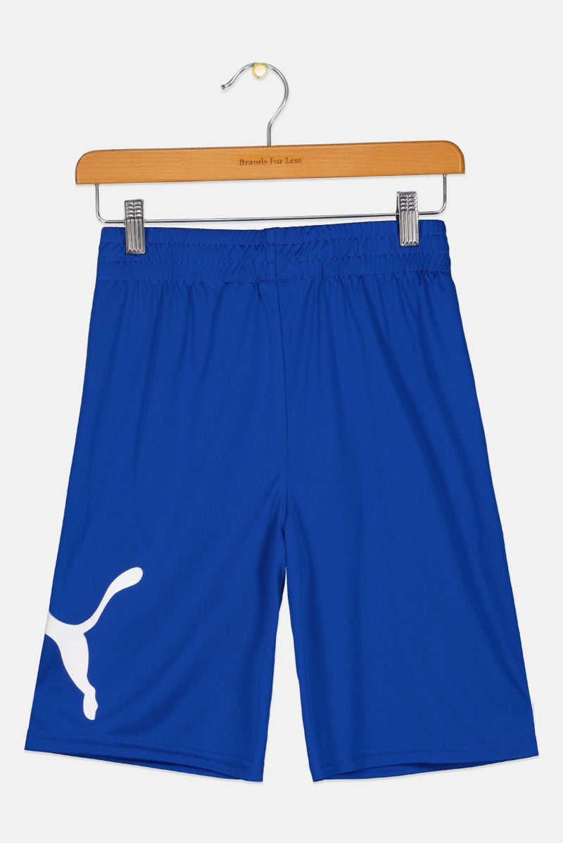 PUMA Kids Boy Sportswear Fit Training Shorts, Royal Blue - Image 3