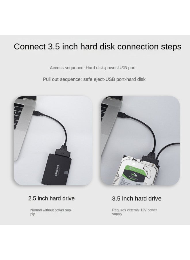 نيوترل إلى كابل محول محرك الأقراص الصلبة SATA كابل خارجي بحجم 2.5 بوصة SSD HDD كابل USB إلى كابل التشغيل السهل SATA - Image 2