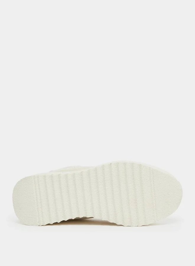Styli Styli Panelled Lace Up Sneaker
