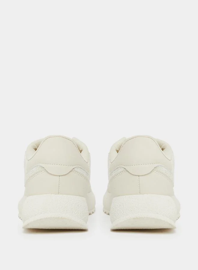 Styli Styli Panelled Lace Up Sneaker