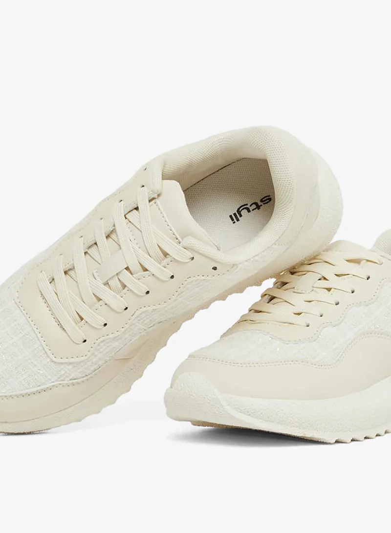 ستايلي اكتيف ستيلي سنيكرز برباط وجوانب مضلعة