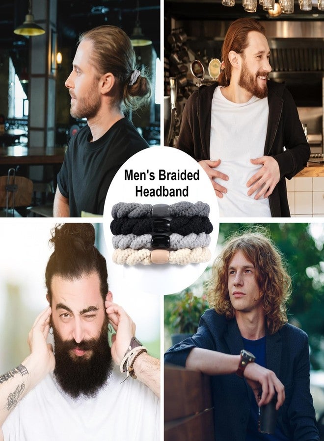 ValueBargain 12 Pack Hair Ties, Mens Hair Ties Long Hairs No-Crease & Strong Hold Bracelet Bands for Thick Hairs, Durable & Damage-Free Design, Roman Style - Image 3