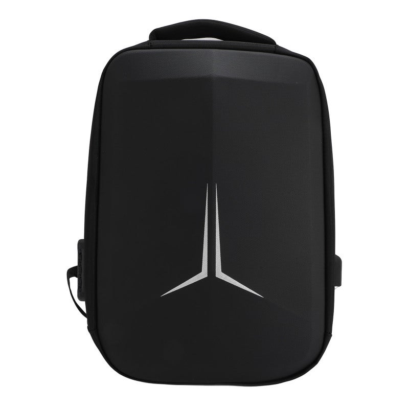 Satellite Backpack: Black Water Resistant Fabric - Pressure Resistant Structure Custom Molded Compartments USB Charging Port Backpack for Camping Travel Electronics Storage - Image 1
