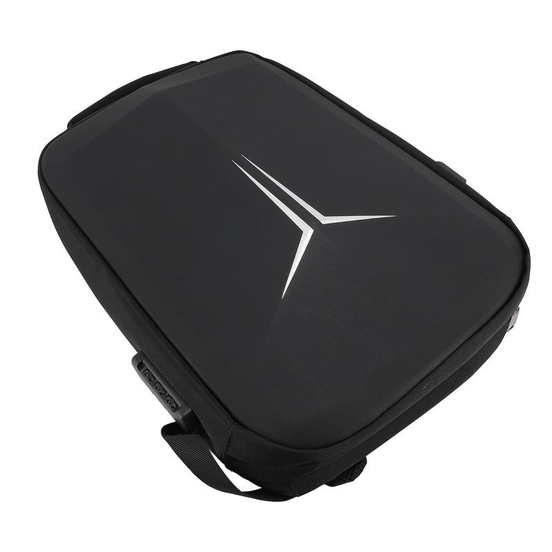 Satellite Backpack: Black Water Resistant Fabric - Pressure Resistant Structure Custom Molded Compartments USB Charging Port Backpack for Camping Travel Electronics Storage - Image 4