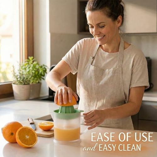 KBS Manual Juicer Squeezer Nano Mini Hand Press Push Type Orange Citrus Grapes Water melon Fruit Juice Extractor Multipurpose Small Plastic Home Kitchen Accessories Items Product Gadgets Tool - Image 3