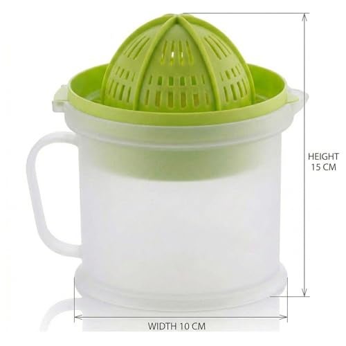 KBS Manual Juicer Squeezer Nano Mini Hand Press Push Type Orange Citrus Grapes Water melon Fruit Juice Extractor Multipurpose Small Plastic Home Kitchen Accessories Items Product Gadgets Tool - Image 2