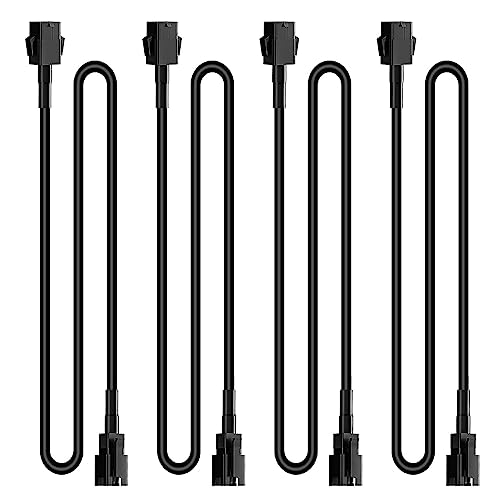 Hovano 4 PCS 60 inch/150cm 4 Pin RGB LED Multi-Color Accent Light Extension Cable Wire Cord Set for LED Motorcycle ATV Car Light Multi-Color Neon Strip Trucks Rock Lights (60 inches Cable) - Image 3