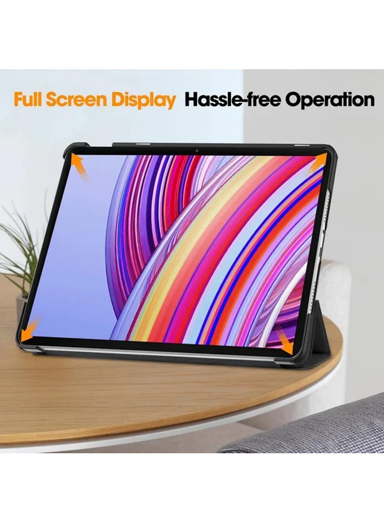 Theodor Protective Flip Case For Xiaomi Redmi Pad Pro (2024) With Trifold Stand Auto Wake Sleep Shockproof Cover Location - Image 4