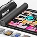 Brmoka Jigsaw Puzzle Mat Roll Up Puzzles Saver Pad 55 x 36 Portable Puzzle Board Keeper Up to 3000 Pieces NonSlip Rubber Bottom and Smooth Top with 4 Puzzle Sorting Trays Travel Storage Bag Gift Box - Image 2
