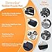 Brmoka Jigsaw Puzzle Mat Roll Up Puzzles Saver Pad 55 x 36 Portable Puzzle Board Keeper Up to 3000 Pieces NonSlip Rubber Bottom and Smooth Top with 4 Puzzle Sorting Trays Travel Storage Bag Gift Box - Image 4