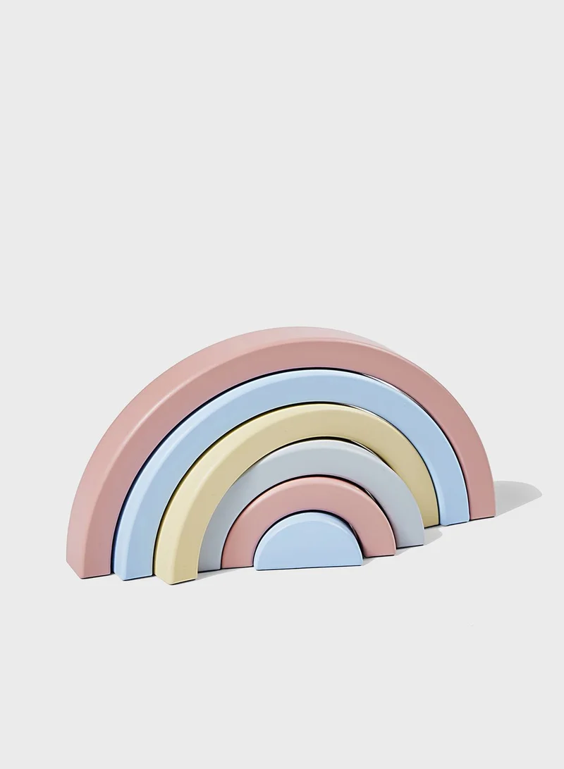 Cotton On 6 Piece Rainbow Stacker Toy