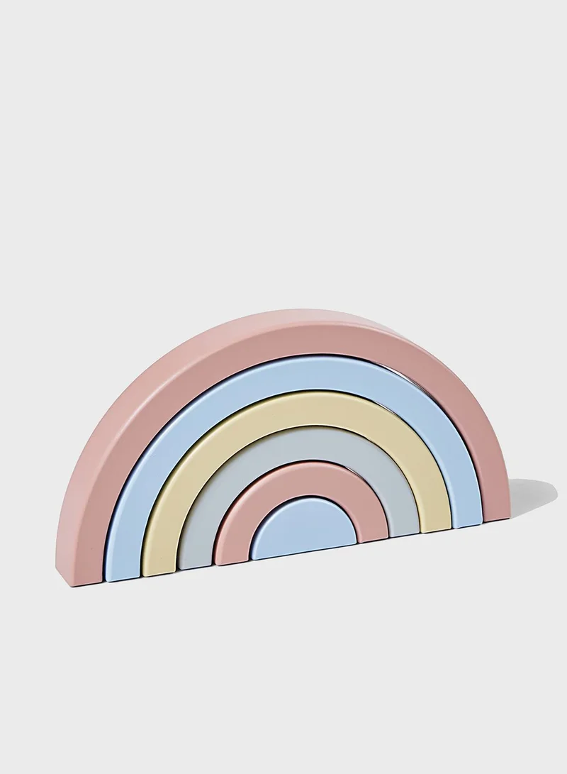 Cotton On 6 Piece Rainbow Stacker Toy
