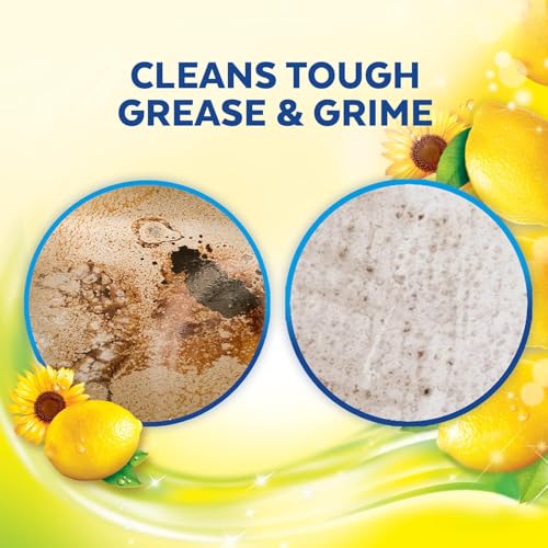 Lysol Multi-Surface Cleaner, Sanitizing and Disinfecting Pour, to Clean and Deodorize, Sparkling Lemon and Sunflower Essence, 144 Fl Oz - Image 5