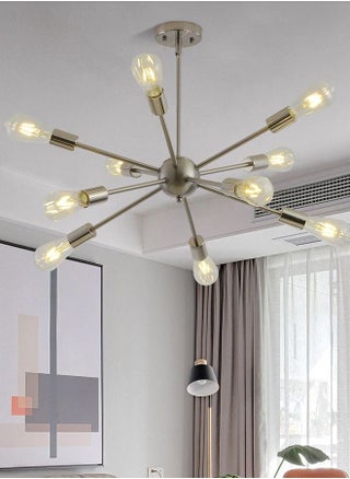 Mesh  chandelier - 10 branch - Silver - pzsku/ZAFEB63F9EE0E00A958D7Z/45/_/1654602571/f4d32b73-a4db-4574-a07a-70ff8921a442