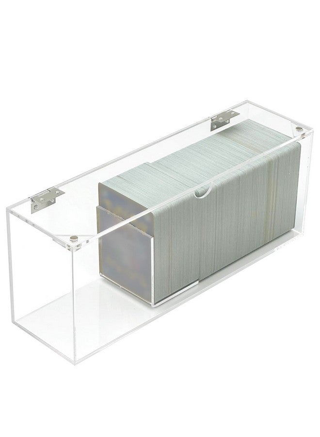 Bigfety Acrylic Card Display Case, Clear Visible Trading Card Box Fits for Sports Cards, Game Cards - Image 1