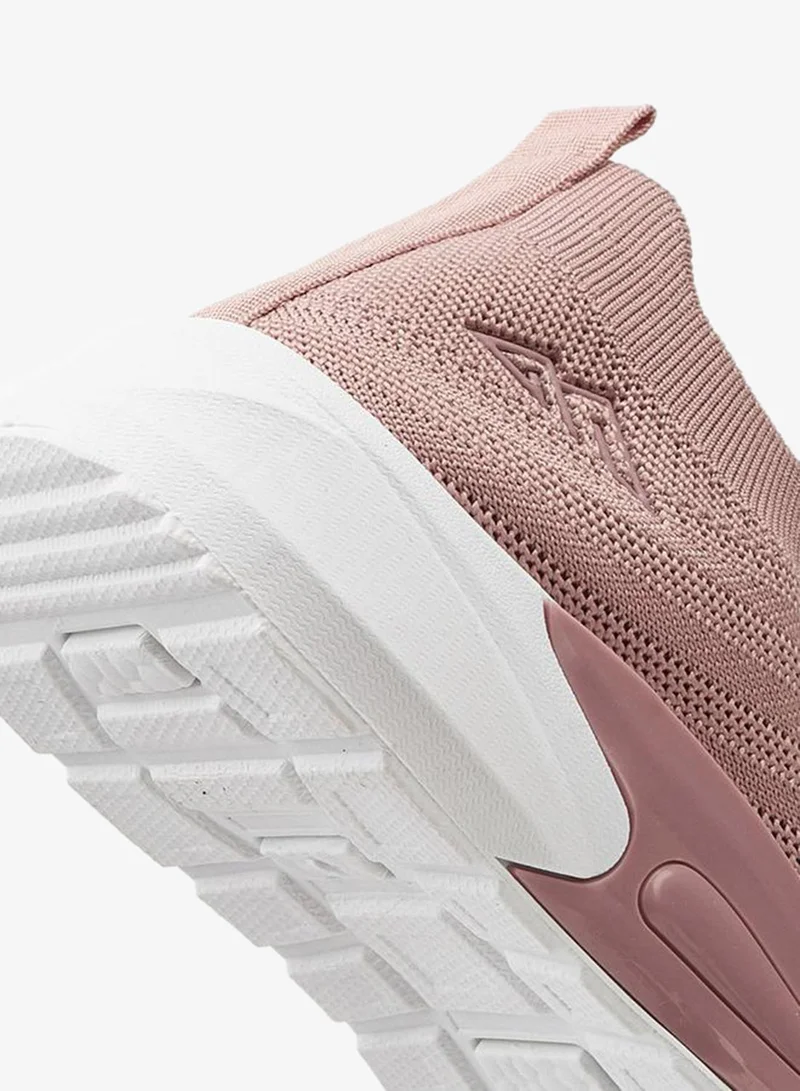 Oaklan by Shoexpress PINK Textured Slip-On Sports Shoes With Pull Tab for Women | Best Price UAE