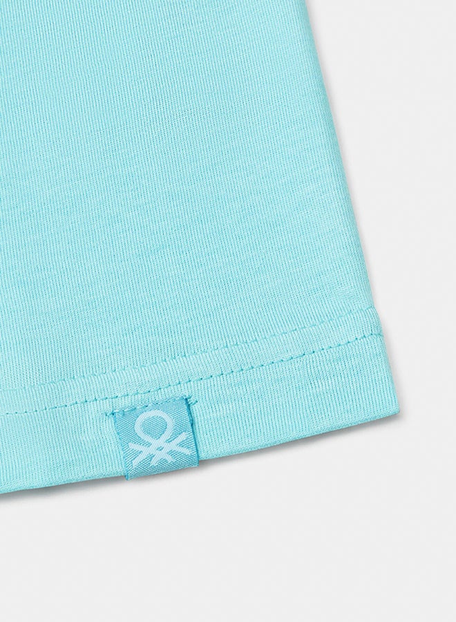 بينيتون أولاد تي شيرت بأكمام قصيرة قطن - Image 3