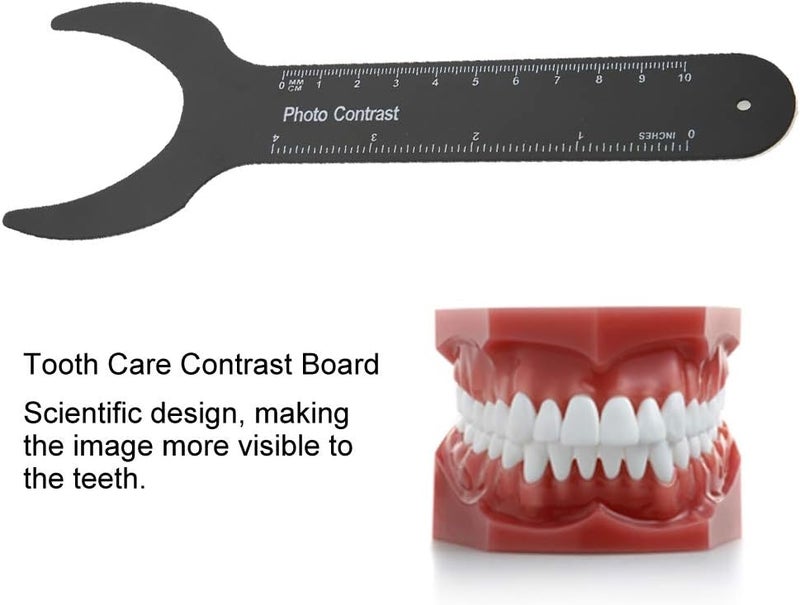 klarako Dental Intraoral Contraster Photographic Backdrop, Dental Photo Contrast Tool, Dental Photo Contrast Black Background Board for Tooth Photography(Cklarako 4D) - Image 2