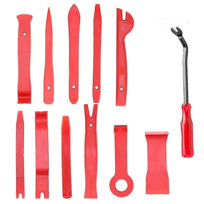 12 Pcs Auto Trim Removal Tool Car Removal Tool Kit Plastic Pry Tool - Image 2