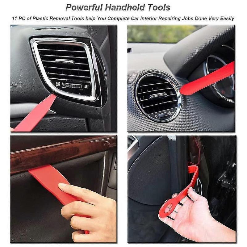 12 Pcs Auto Trim Removal Tool Car Removal Tool Kit Plastic Pry Tool - Image 3
