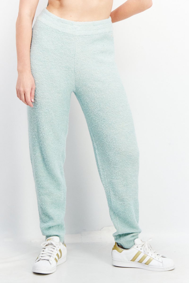 GUESS Women Regular Fit High Rise Wide Leg Trouser, Mint Green  - Image 1