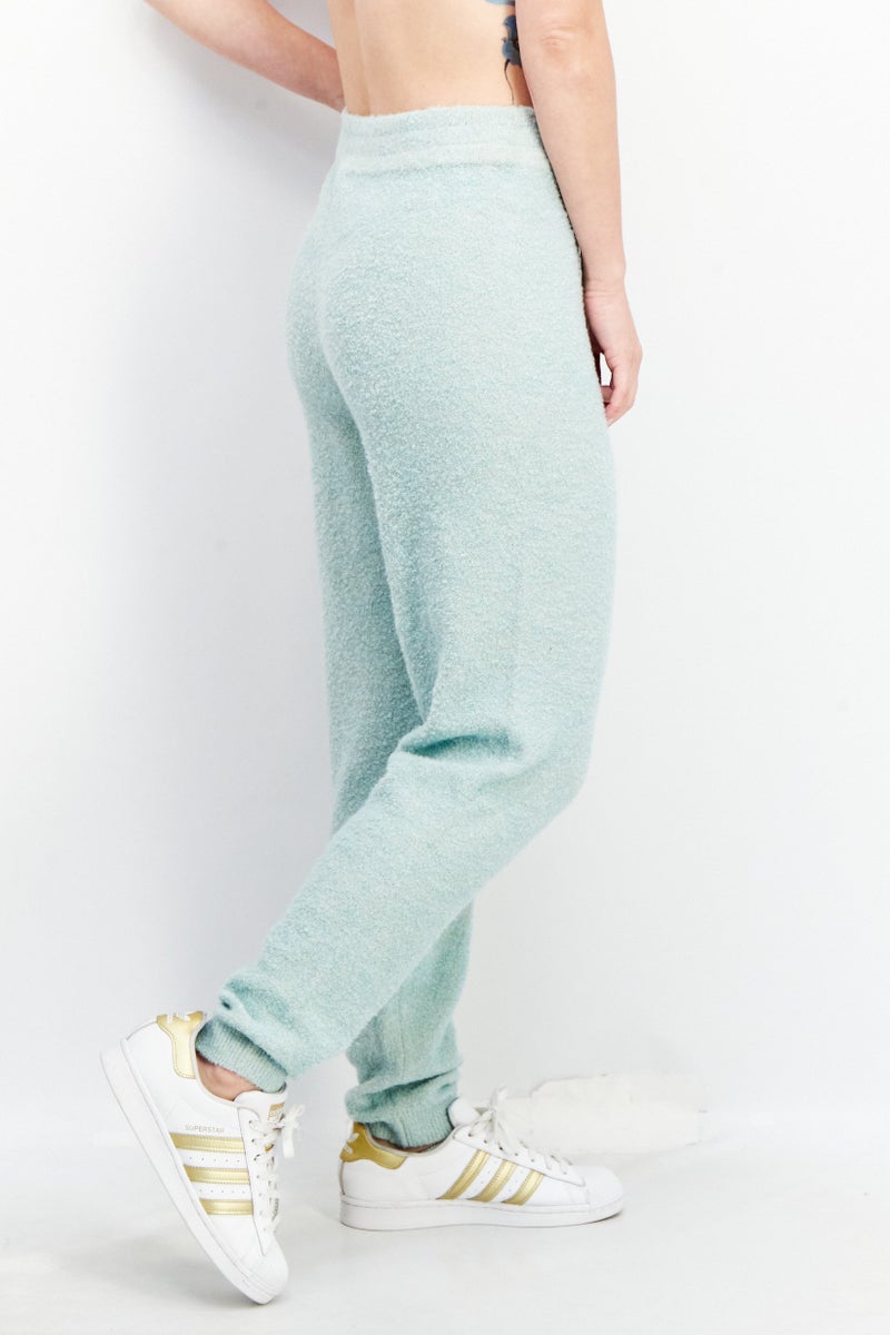 GUESS Women Regular Fit High Rise Wide Leg Trouser, Mint Green  - Image 3