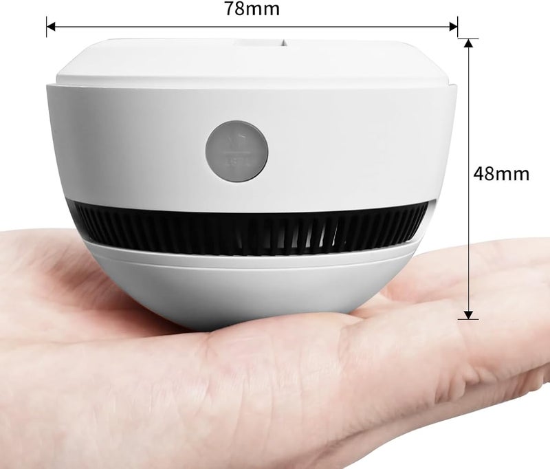 EUREKA SHIELD 10-Year Battery Smoke Detector for Home, EUREKA SHIELD 85dB Fire Alarm, Military-Grade Photoelectric Sensor Reduces 70% False Alarms CE/UL Globally Certified Easy Install (Adhesive/Screws) (6) - Image 5