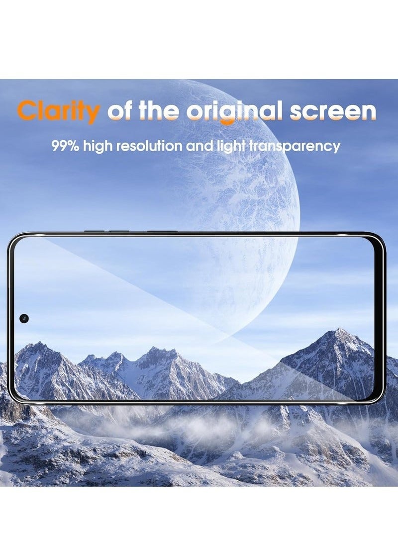 JAJEEK Motorola Moto G05 Screen Protector 9H Hardness Full Covered Full HD Clear Glass with 3-Pack Anti-Fingerprints Tempered Glass for Motorola Moto G05 – Ultimate Protection for Your Device - Image 4