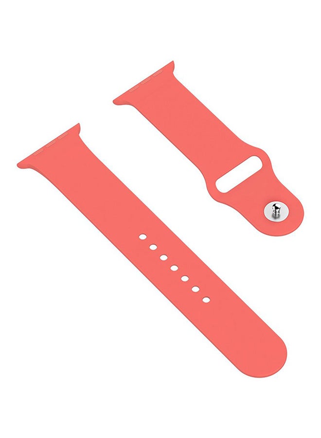Ozone Silicone Replacement band For Apple Watch 38mm Hot Pink - Image 3