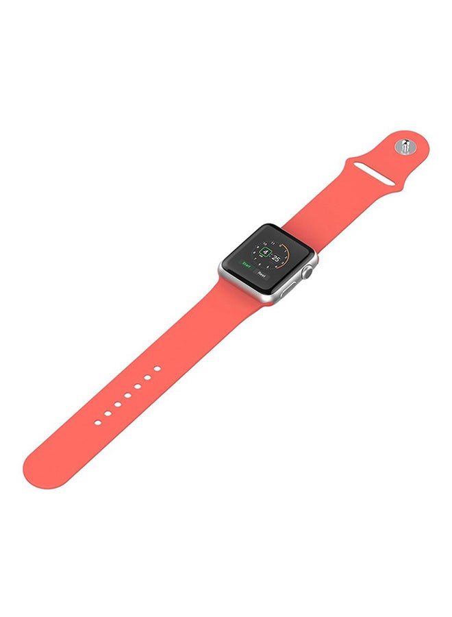 Ozone Silicone Replacement band For Apple Watch 38mm Hot Pink - Image 4