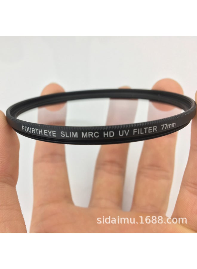 Ultra-thin HD UV Filter Frame 37/49/52/58/62/67/72/77/82/95mm SLR Filter Frame-Color:62mm (frame + Pressing Ring)  - Image 3