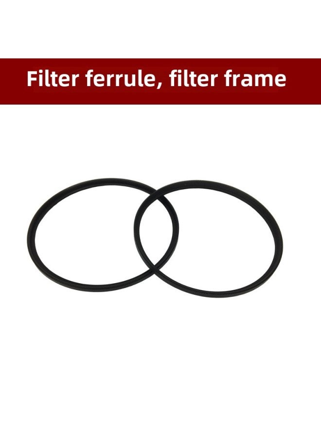 Ultra-thin HD UV Filter Frame 37/49/52/58/62/67/72/77/82/95mm SLR Filter Frame-Color:62mm (frame + Pressing Ring)  - Image 2