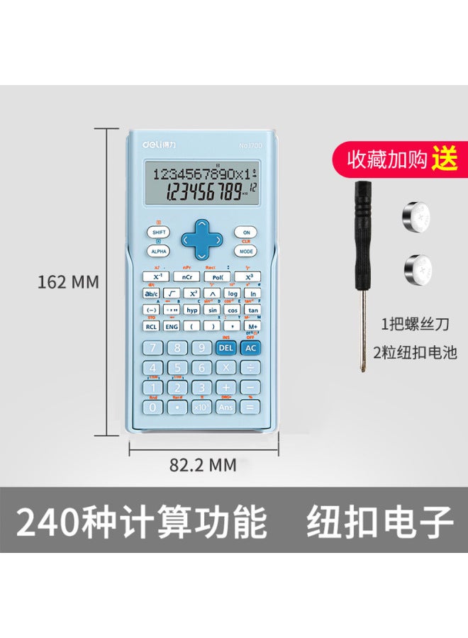 Deli Stationery Engineering Science Function Calculator Electronic Function Computer For Classroom Examination Of Junior High School Students