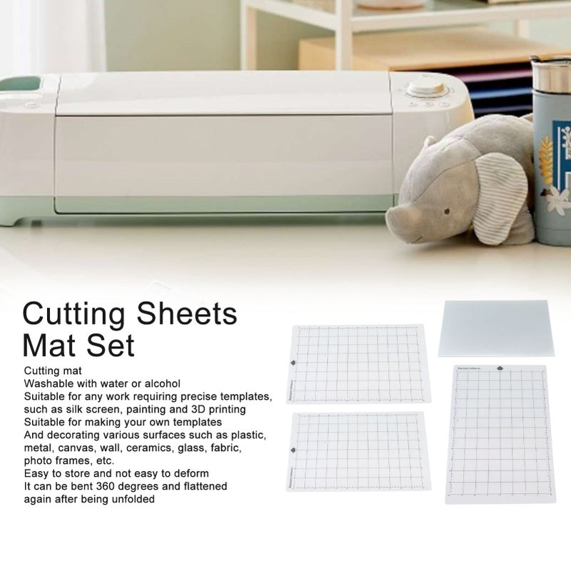 23 Pcs Cutting Sheets Mat Set Flexible Strong Washable Stencil Sheets Template Material Sturdy Cutting Mat - Image 5