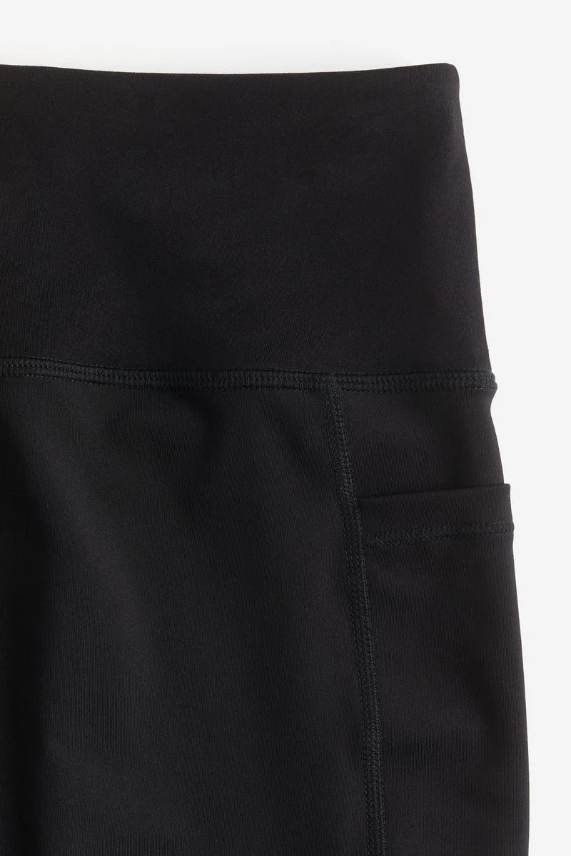 H&M DryMove™ Pocket-detail sports cycling shorts