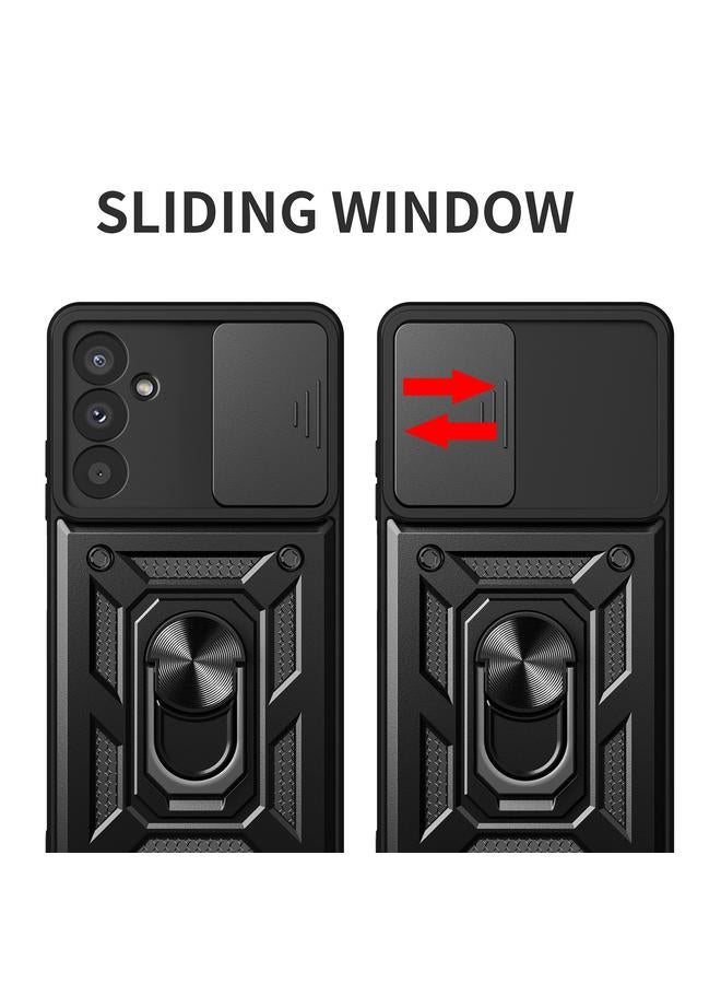 S-TOP Case For Samsung Galaxy M14 5G Sliding Camera Cover Design TPU+PC Phone Case - Image 4