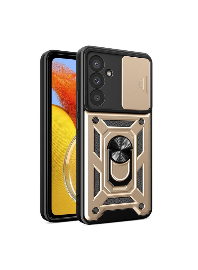 S-TOP Case For Samsung Galaxy M14 5G Sliding Camera Cover Design TPU+PC Phone Case - Image 1