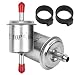 XYRVICT 14 Inline Fuel Filter 50 Micron High Pressure Aluminum Gas Filter Automotive Diesel Fuel Filters for Lawn Mower Small Engine Motorcycle ATV Marine Truck Tractor Boat High Flow 14 Inch - Image 2