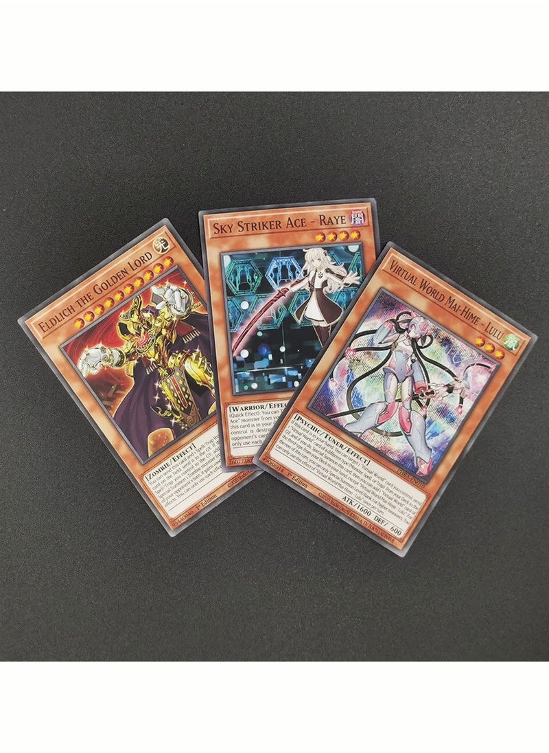 Konami - 100-Pcs Yu-Gi-Oh Anime Game Cards - Image 1
