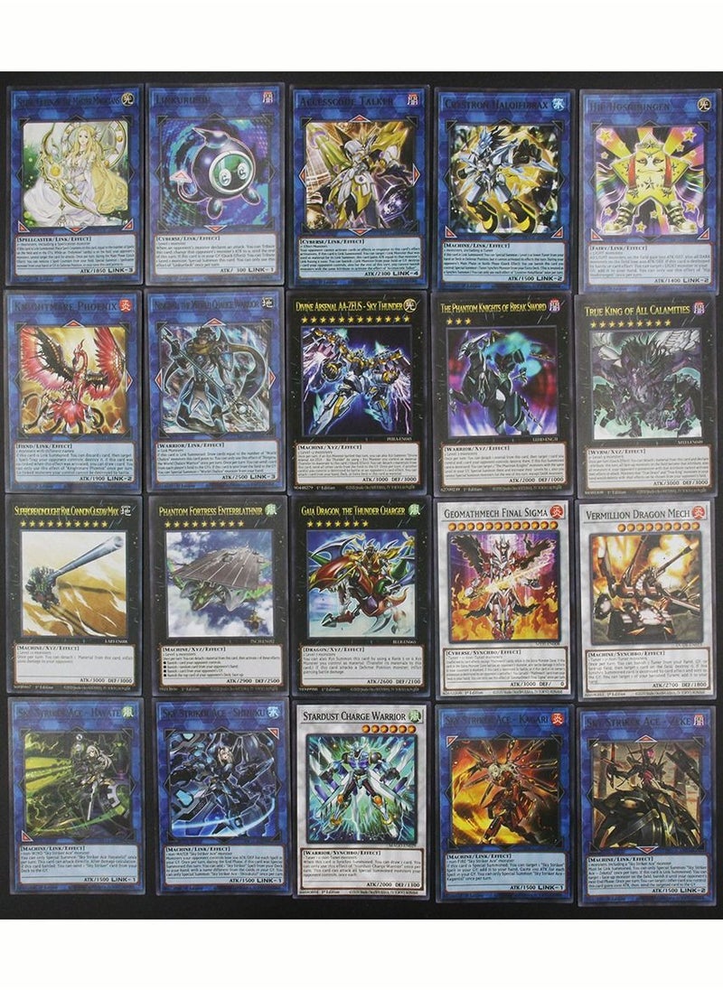 Konami - 100-Pcs Yu-Gi-Oh Anime Game Cards - Image 1