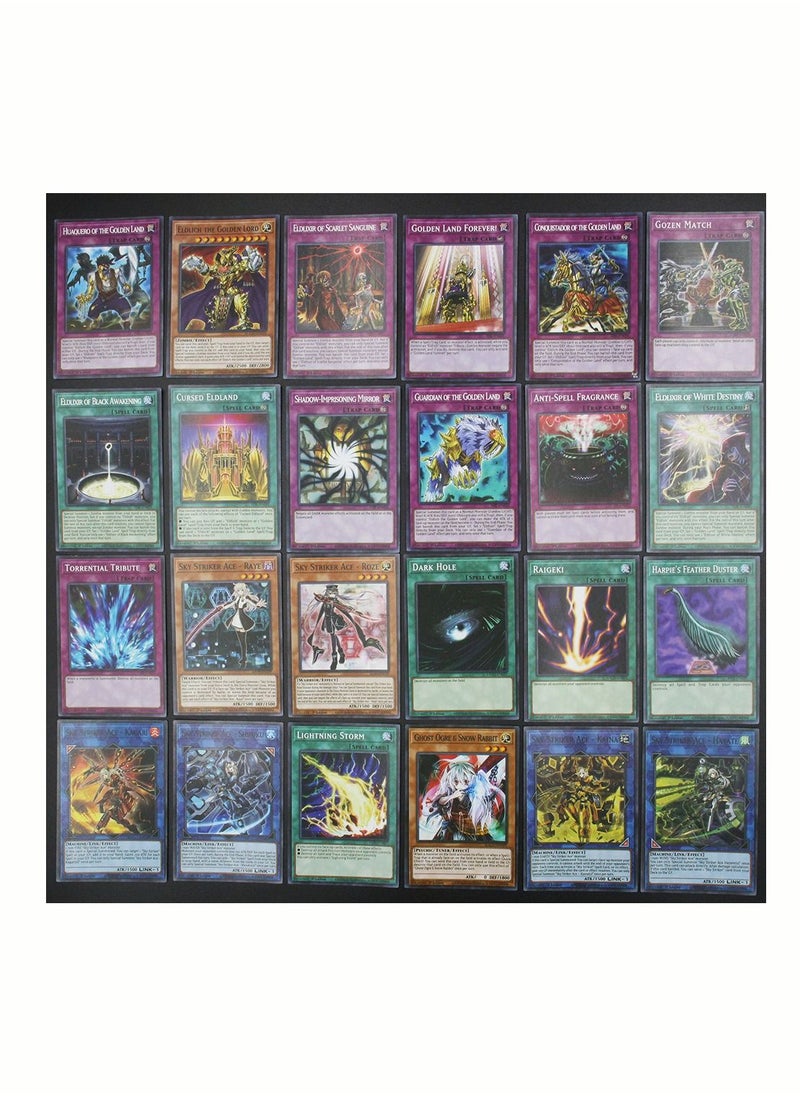 Konami - 100-Pcs Yu-Gi-Oh Anime Game Cards - Image 1