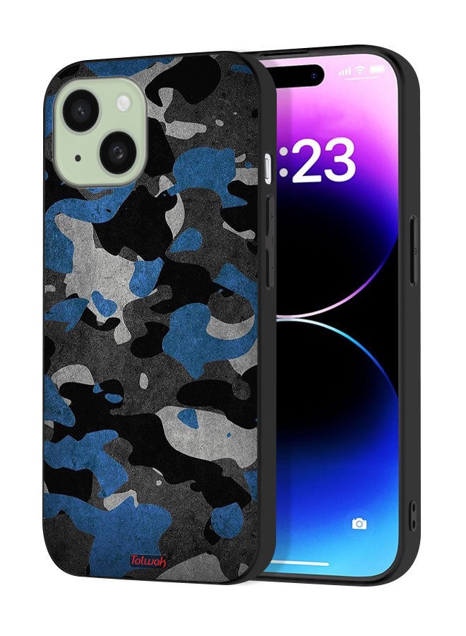 Tolwak Apple iPhone 15 Protective Case Cover Camouflage Pattern - Image 1
