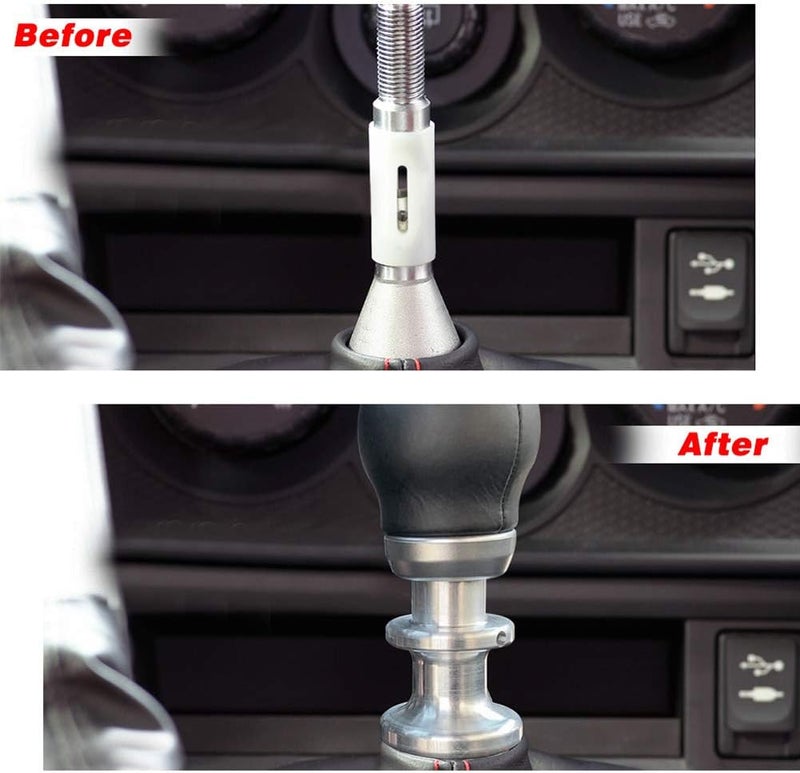 cheekyglo Car Shift Kno oot Retiner, Shift Kno dpter oot Retiner Holder luminum lloy Shift Kno Stopper Shift oot Retiner Connector dpter Fit for SuBaruFT86 GT86,Red-Red - Image 3