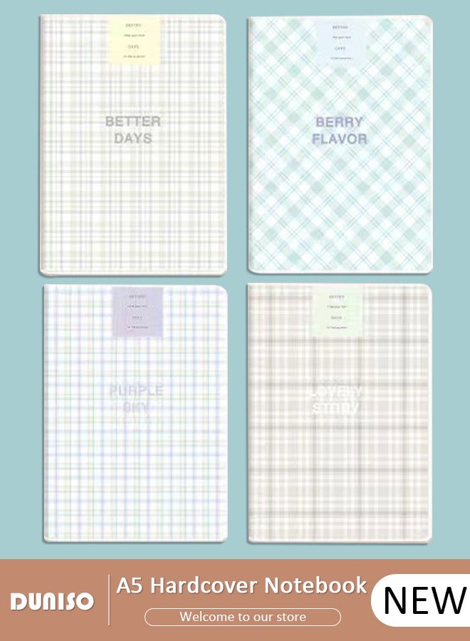 DUNISO Multipurpose Journal Notebooks, Soft Rubber Cover A5 Notebook for Premium Thick Paper, Notebooks for Waterproof and Scratch-resistant, Durable Note Taking for Students - Image 1