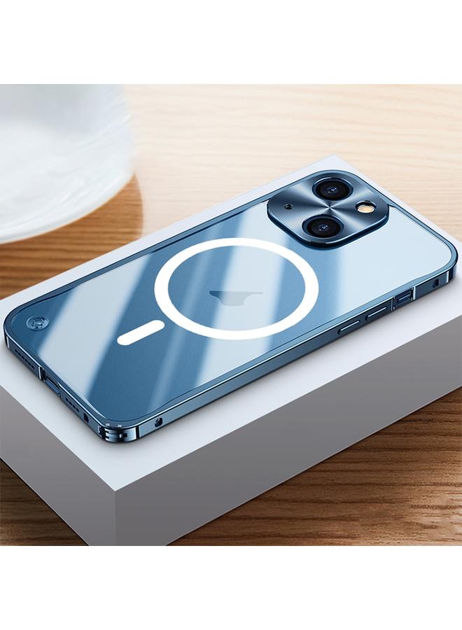 اس-توب جراب لهاتف iPhone 15 Plus بإطار معدني من البولي كربونات المقاوم للصدمات ومقاوم للصدمات من MagSafe - Image 2