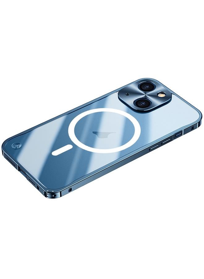 اس-توب جراب لهاتف iPhone 15 Plus بإطار معدني من البولي كربونات المقاوم للصدمات ومقاوم للصدمات من MagSafe - Image 1