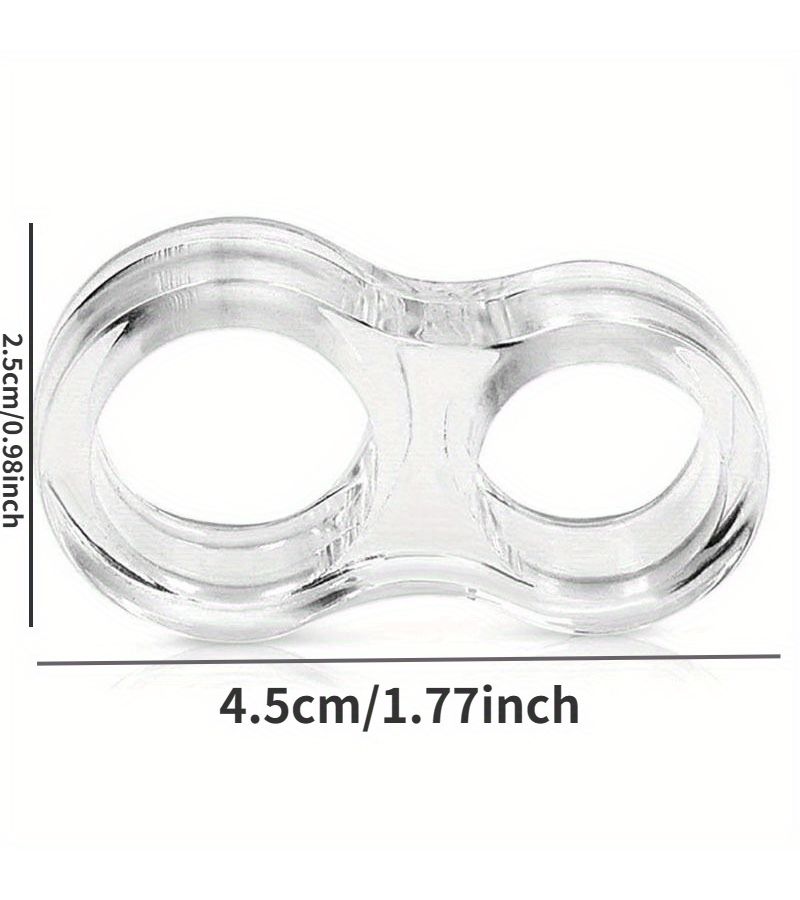 4 Pack Transparent Silicone Door Stop Rings Shock Absorbing Quiet Handle Bumpers Prevent Door Knobs Damaging Walls Home Office - Image 2