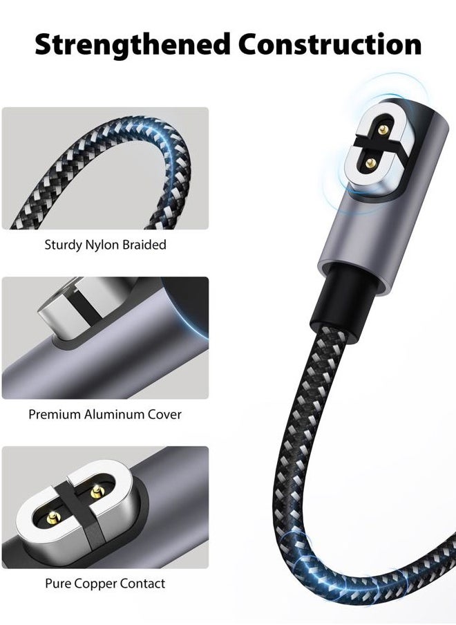 Charging Cable for Shokz, (4FT+6.6FT) 2-Pack Nylon Braided USB A Cord Compatible with AfterShokz Aeropex AS800/ Shokz OpenRun Pro/OpenRun/OpenRun Mini/OpenComm Shokz Charger Replacement
