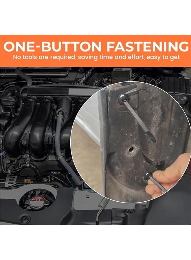 إسكدنيا مشبك ربط كابلات نايلون عالمي، حامل أربطة سحاب نايلون متين ذاتي القفل، مشبك ربط كابلات جديد متعدد الوظائف، أربطة سحاب تُثبّت بالضغط، للصيانة اليومية للسيارة (20 قطعة) - Image 4